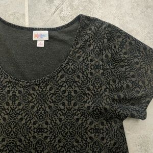 LuLaRoe S Classic T black brown